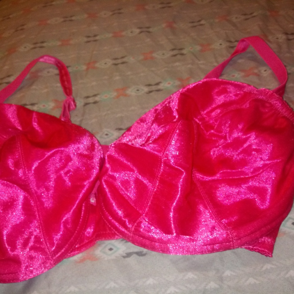 Pink bra